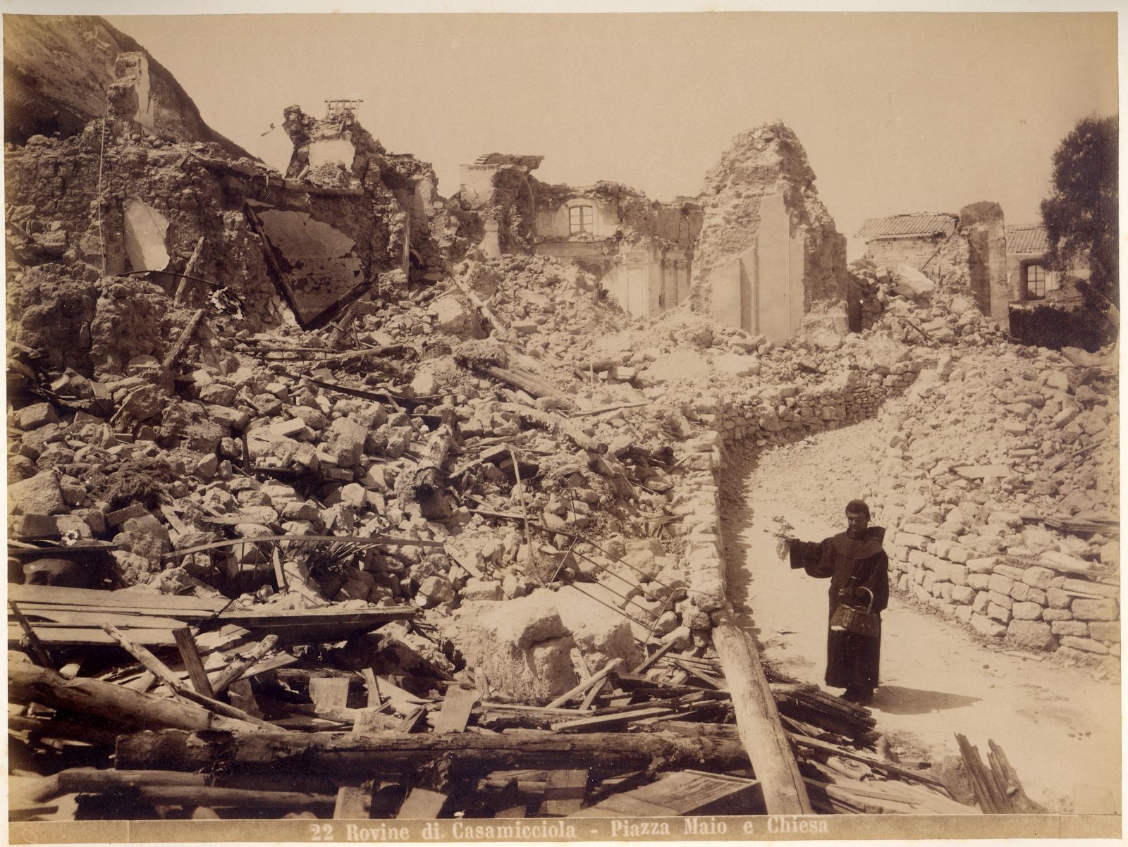 Piazza Maio a Casamicciola