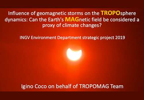 2022, February - TROPOMAG was presented at the Second Congress of the Space Weather Italian Community.
