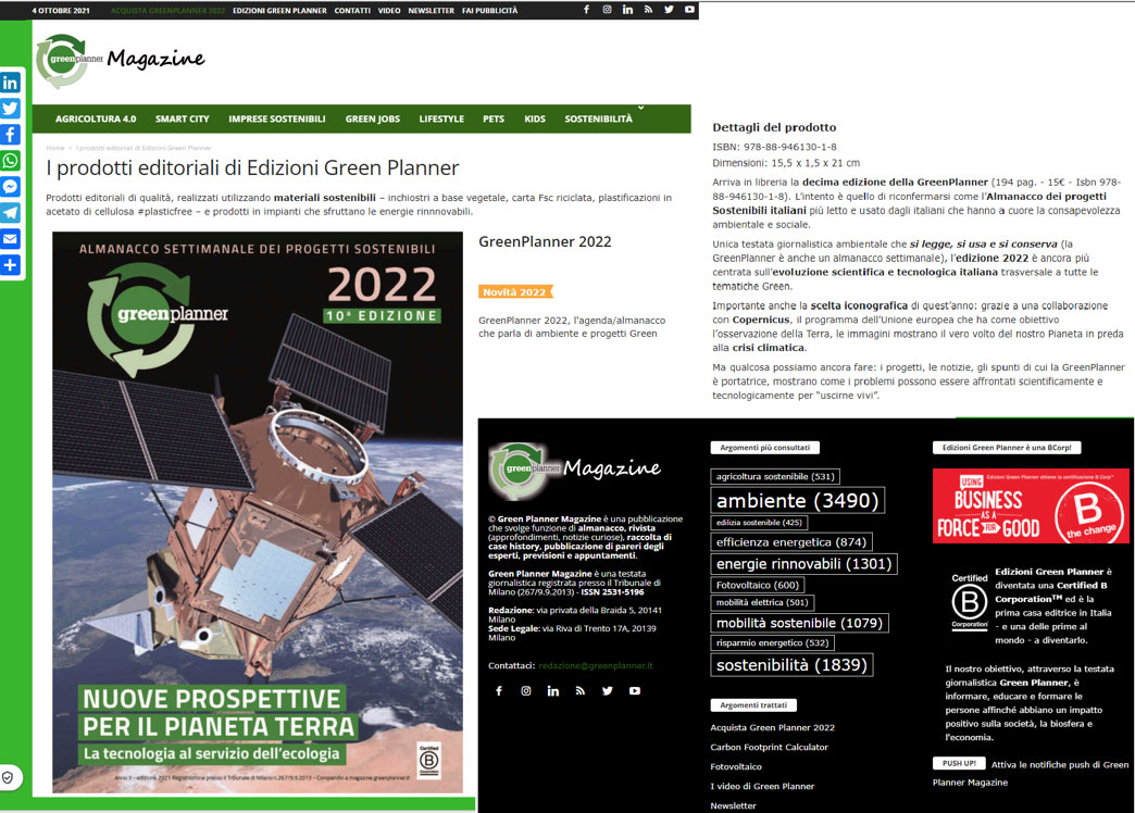 Green Planner AGENDA